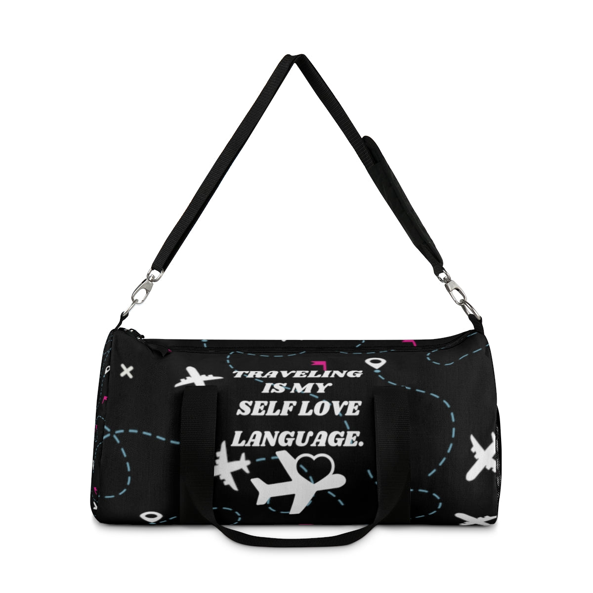 Traveling is My Self Love Language Duffel Bag