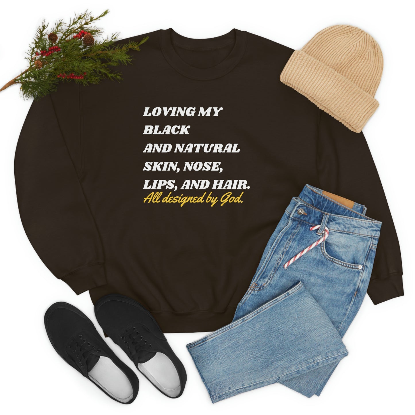 Loving The Natural Me Unisex Sweatshirt