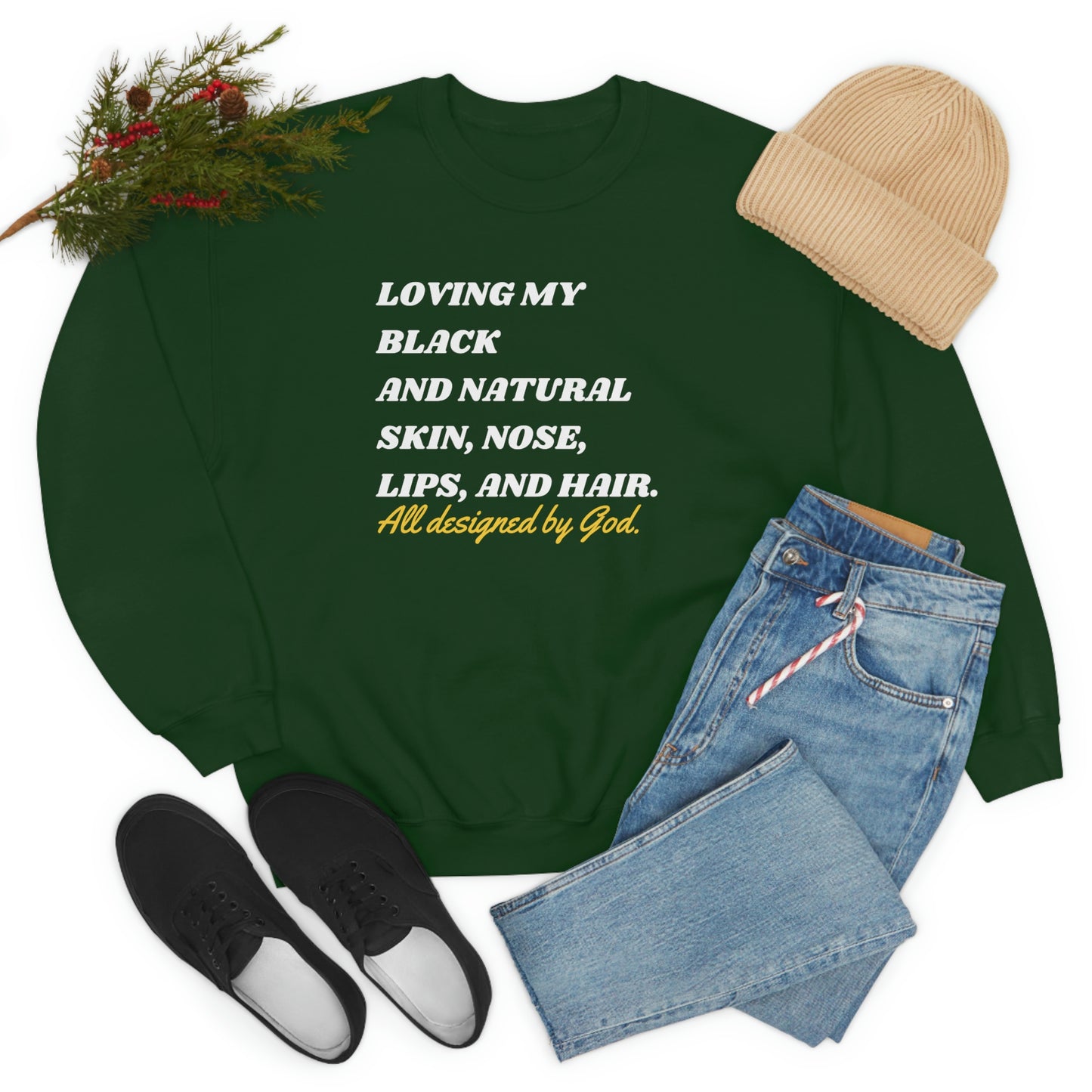 Loving The Natural Me Unisex Sweatshirt