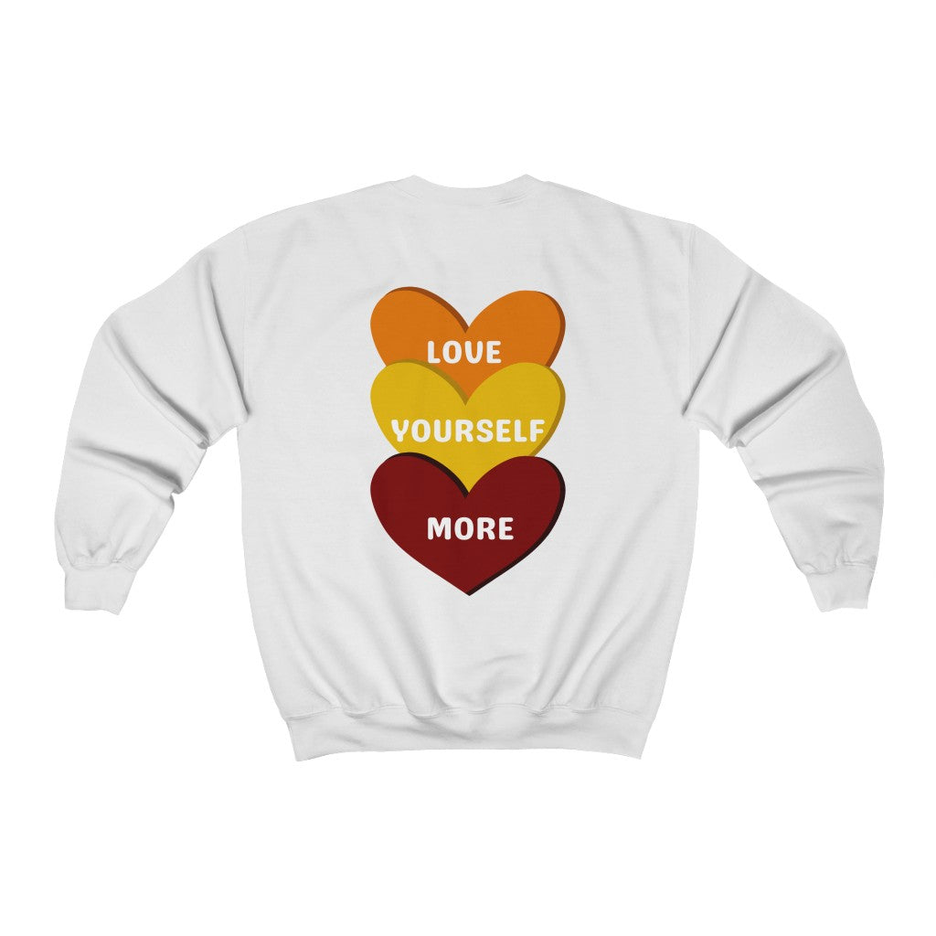 Self Love and Fall Vibes Pocket Graphic Sweatshirt