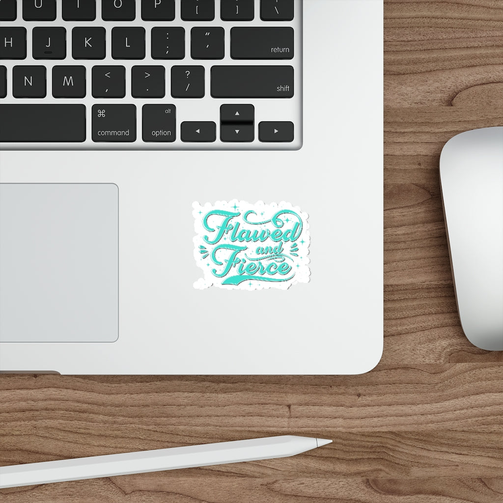 Flawed and Fierce Die-Cut Stickers