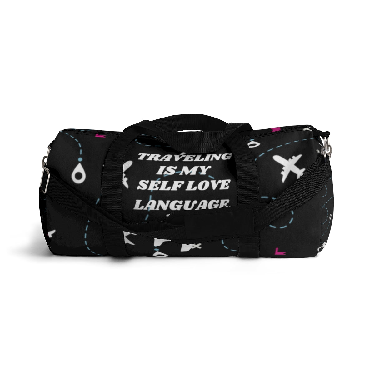 Traveling is My Self Love Language Duffel Bag
