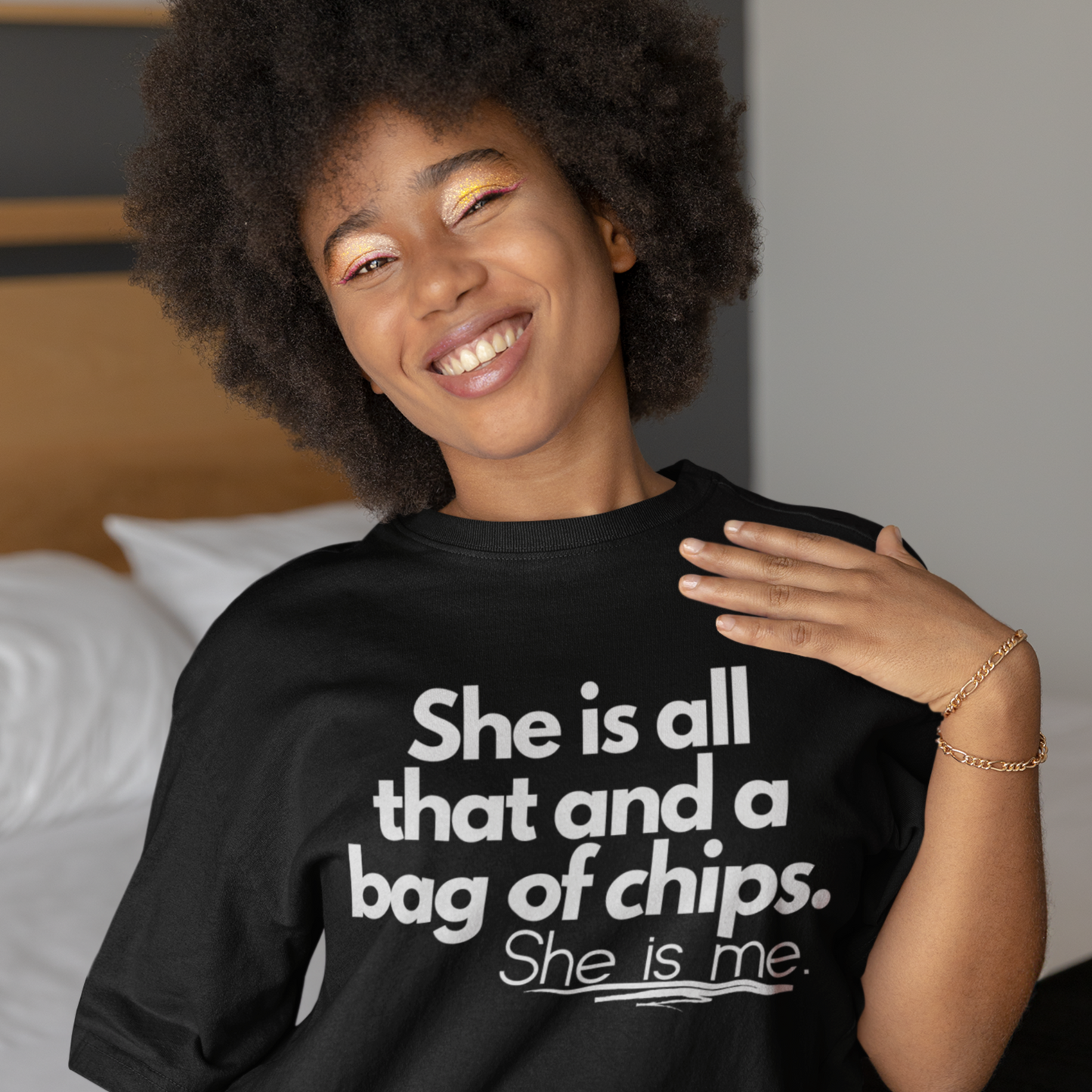 All That and a Bag of Chips Unisex Tee