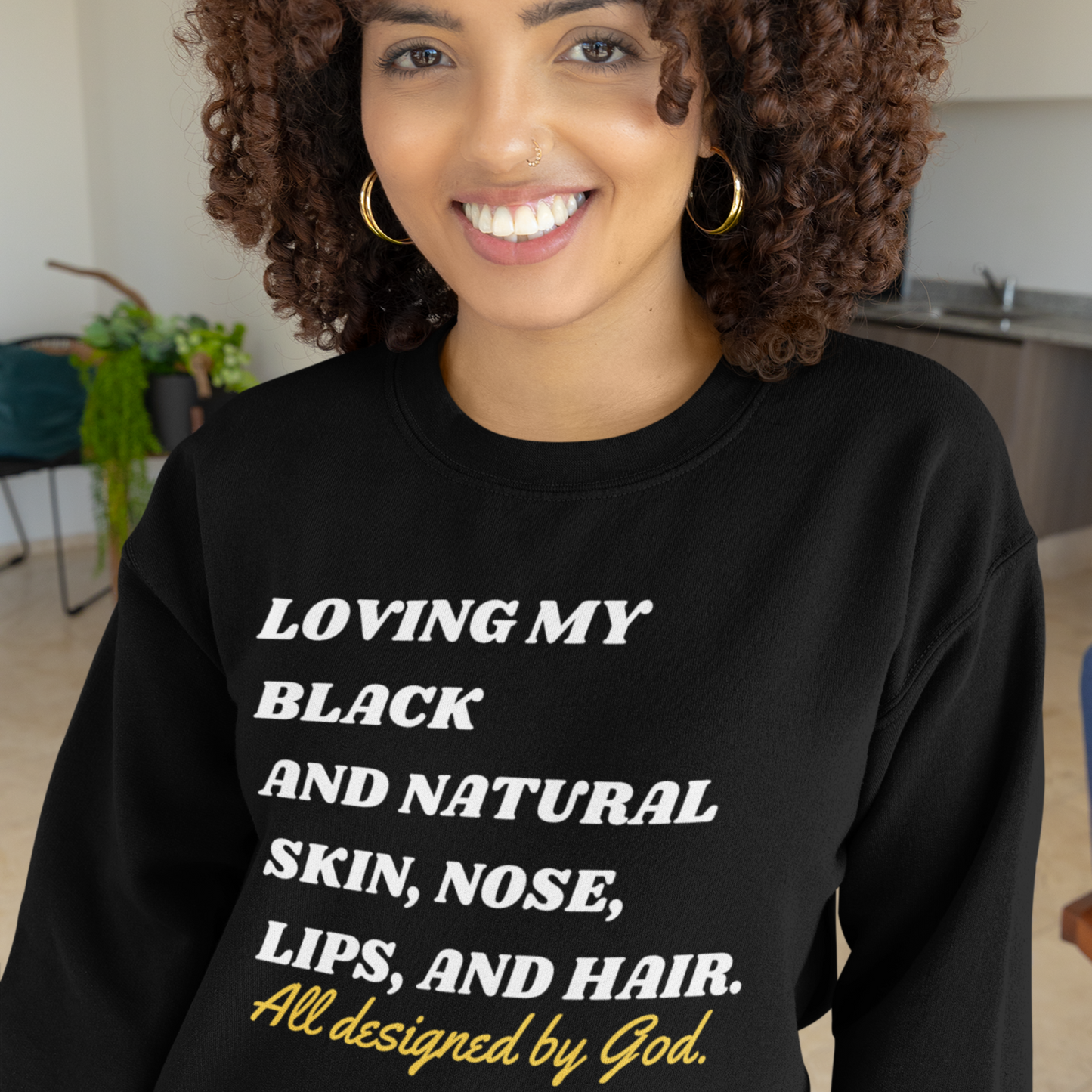 Loving The Natural Me Unisex Sweatshirt