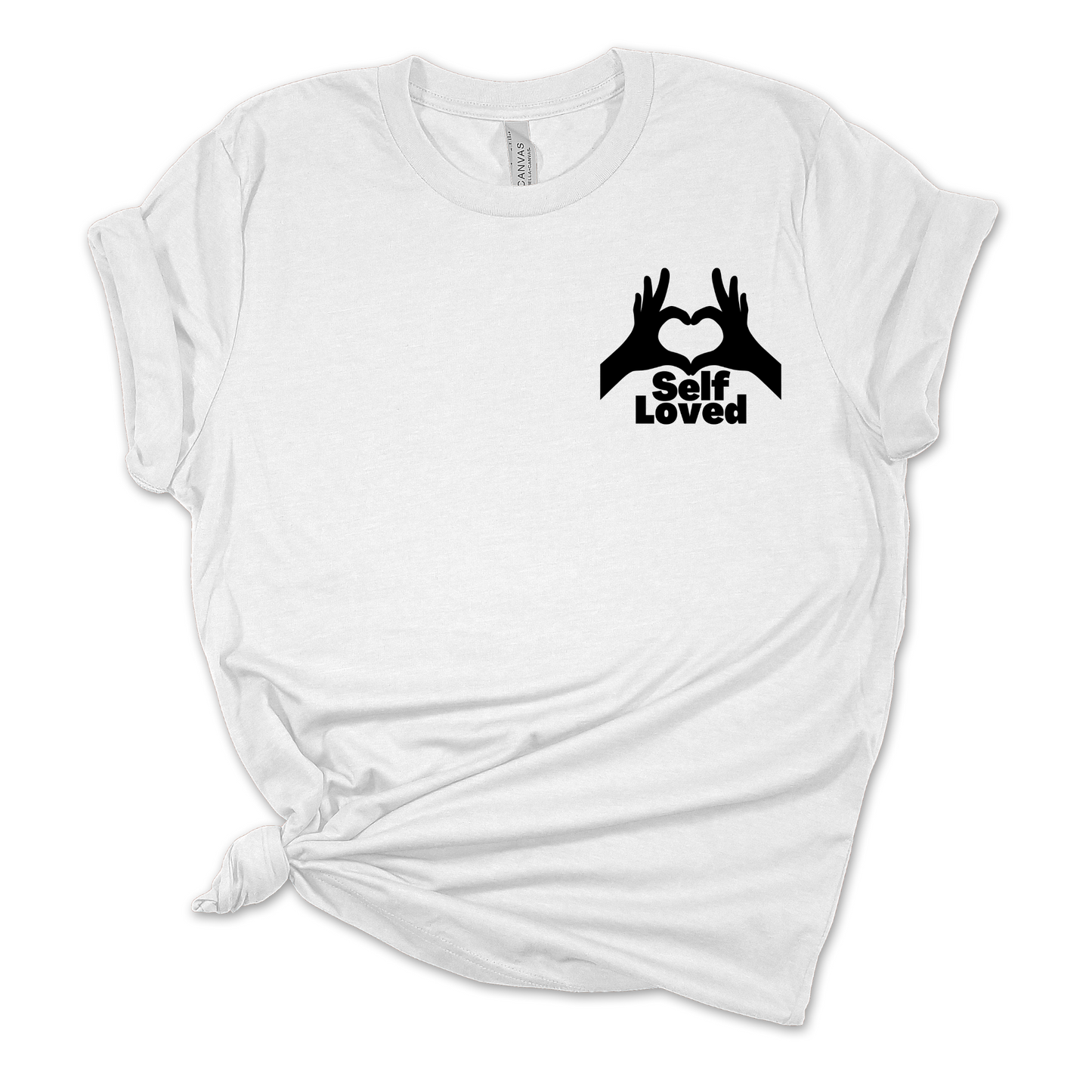 Self-Love with a Message on the Back White Tee
