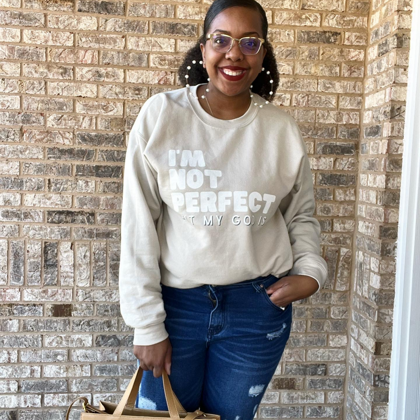 I'm Not Perfect Sweatshirt