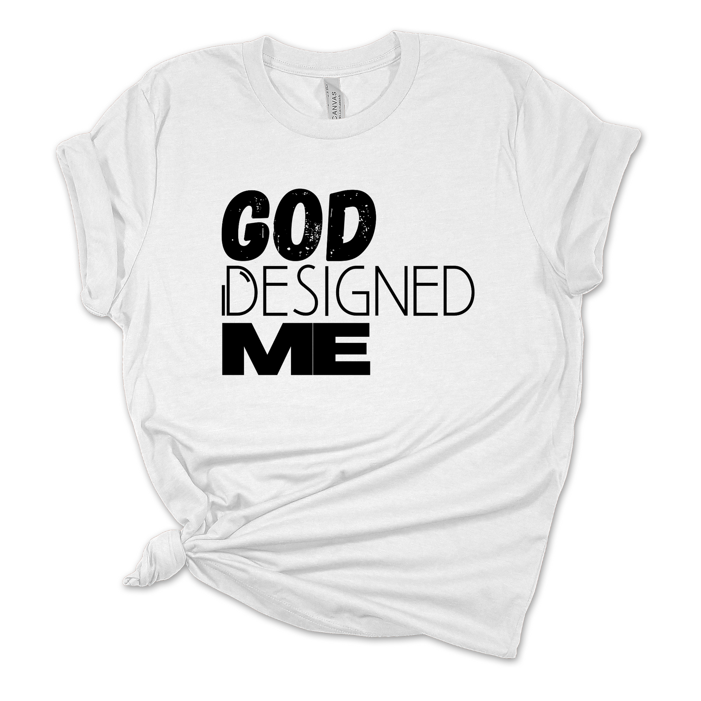 God Designed Me Signature White Tee
