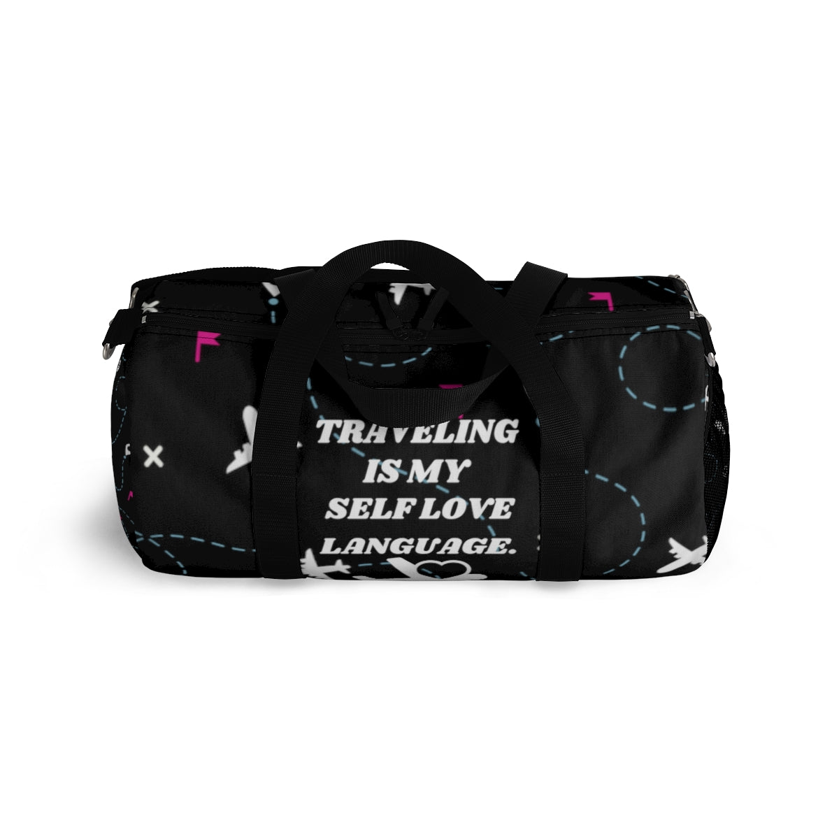 Traveling is My Self Love Language Duffel Bag
