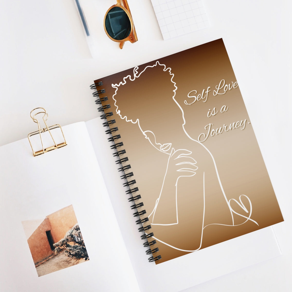 Self Love is Journey Spiral Notebook