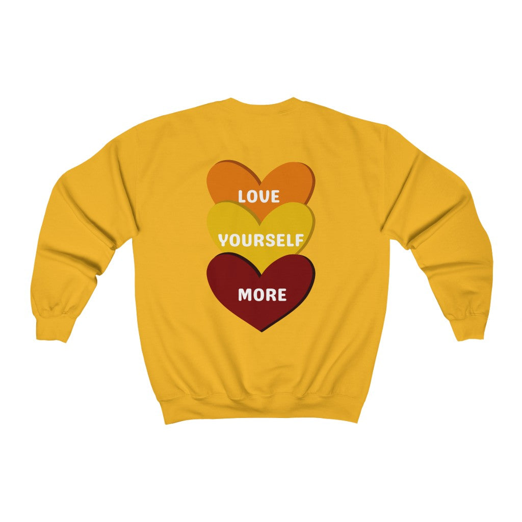 Self Love and Fall Vibes Pocket Graphic Sweatshirt