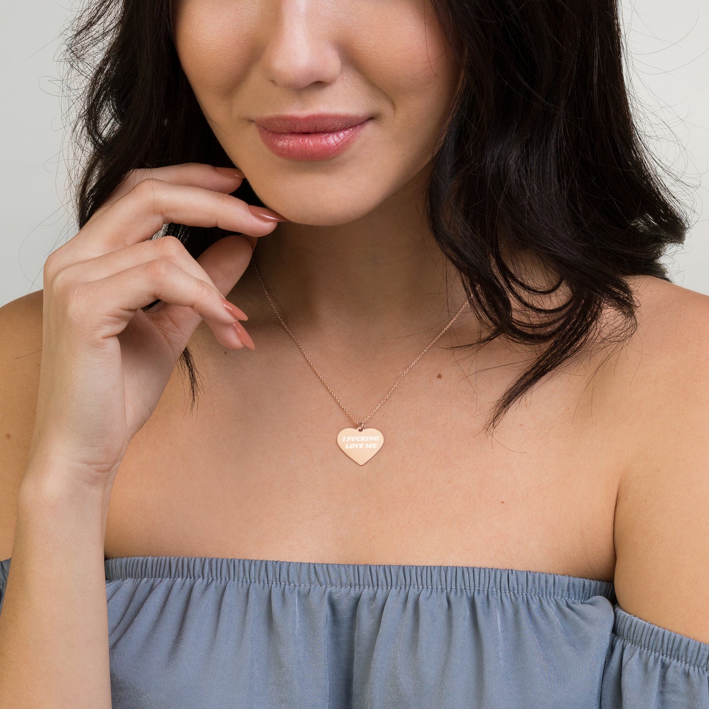 I Effing Love Me Sterling Silver Necklace