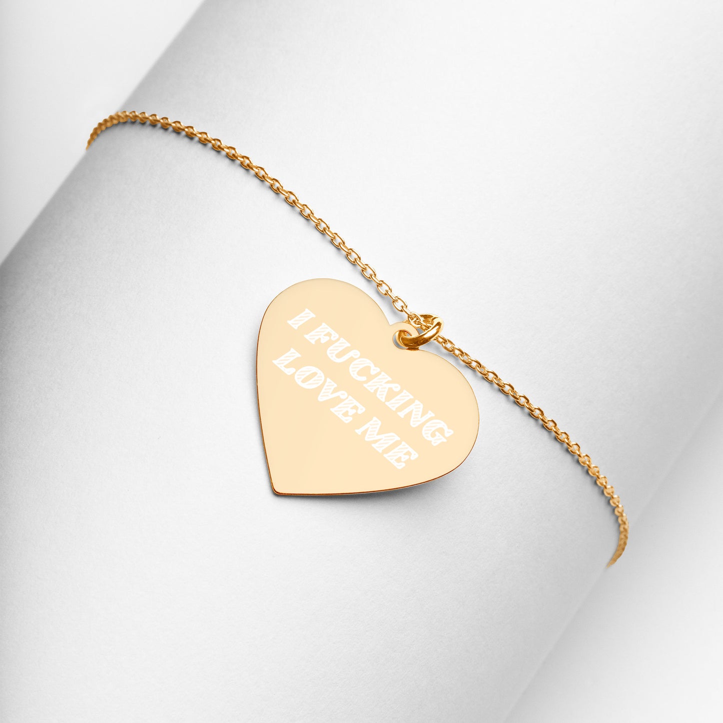 I Effing Love Me Sterling Silver Necklace