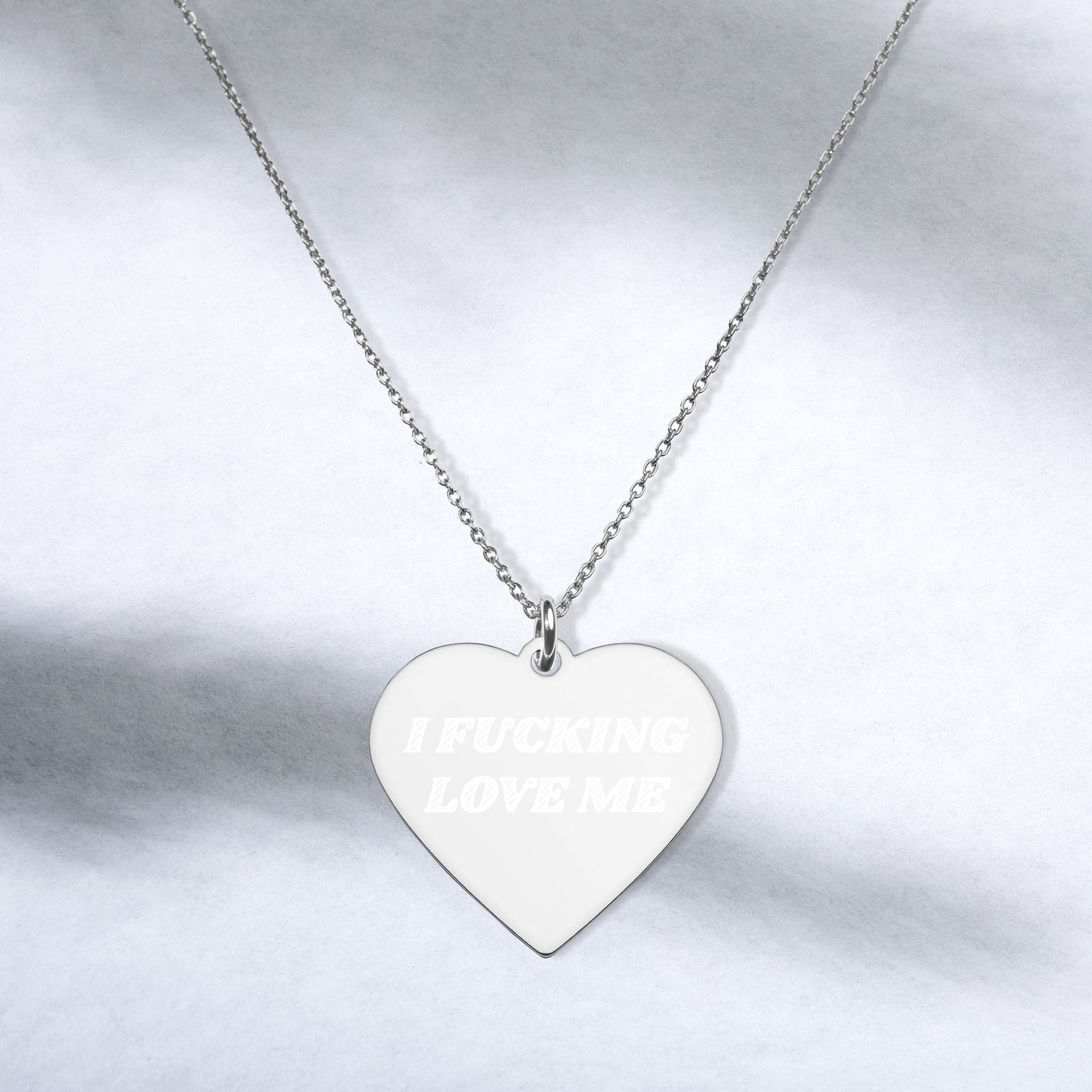 I Effing Love Me Sterling Silver Necklace