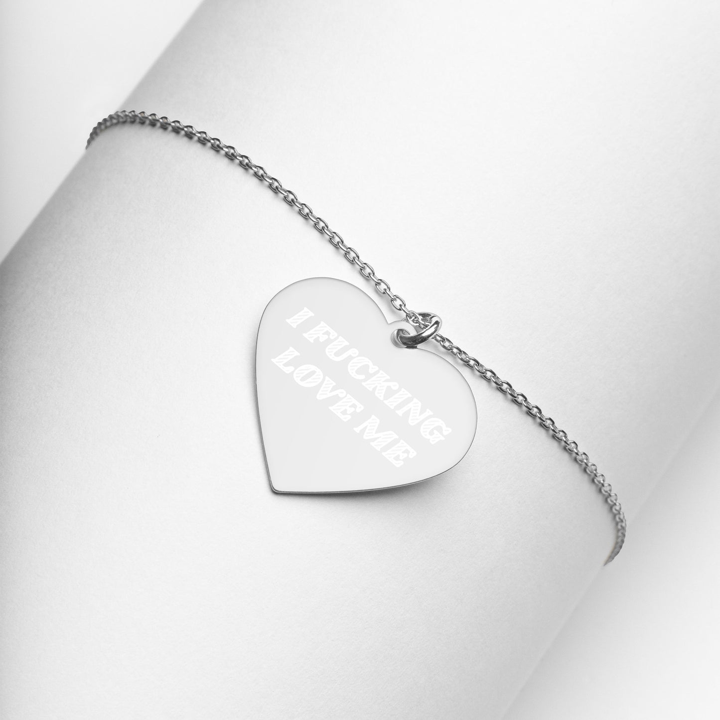 I Effing Love Me Sterling Silver Necklace