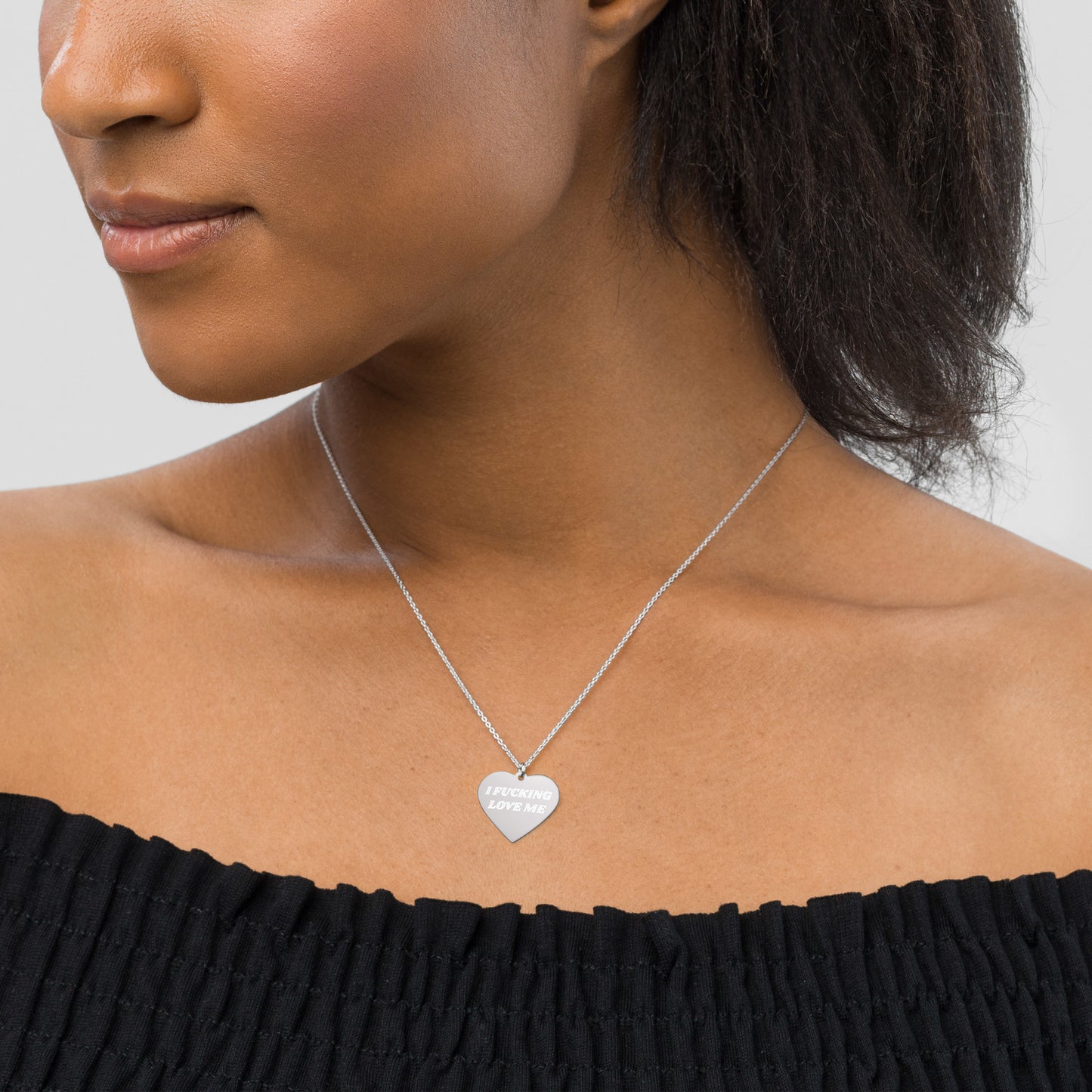 I Effing Love Me Sterling Silver Necklace