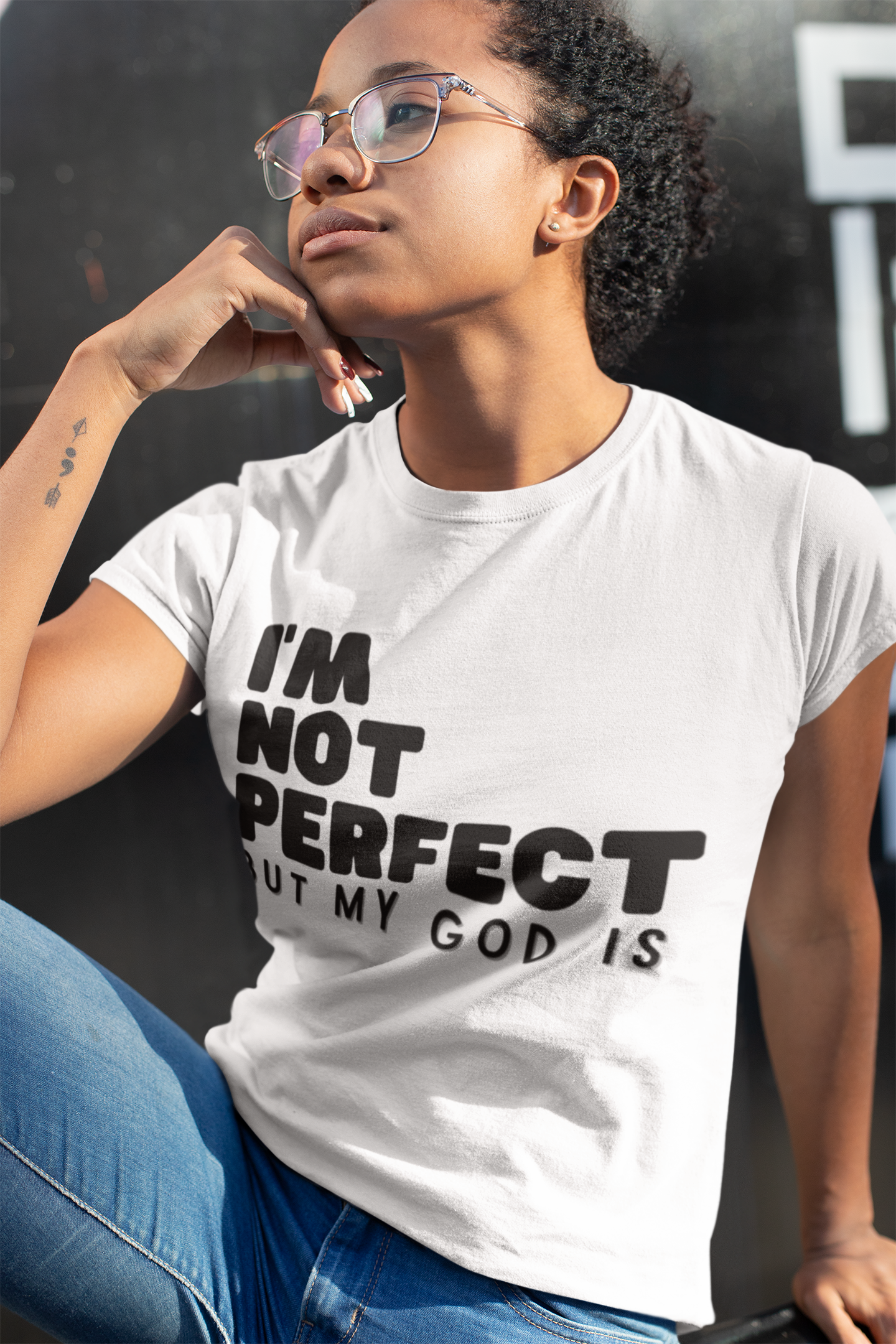 Unisex I'm Not Perfect, But God Is Tee