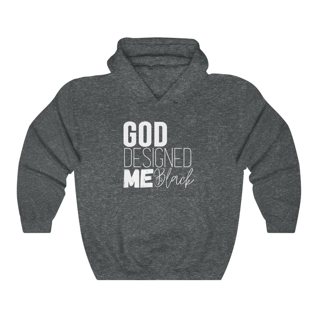 God Designed Me Black Unisex Hoodie