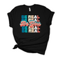 Be Real Be YOU Black Unisex Tee