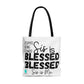 Sis is Blessed Blessed White Tote Bag