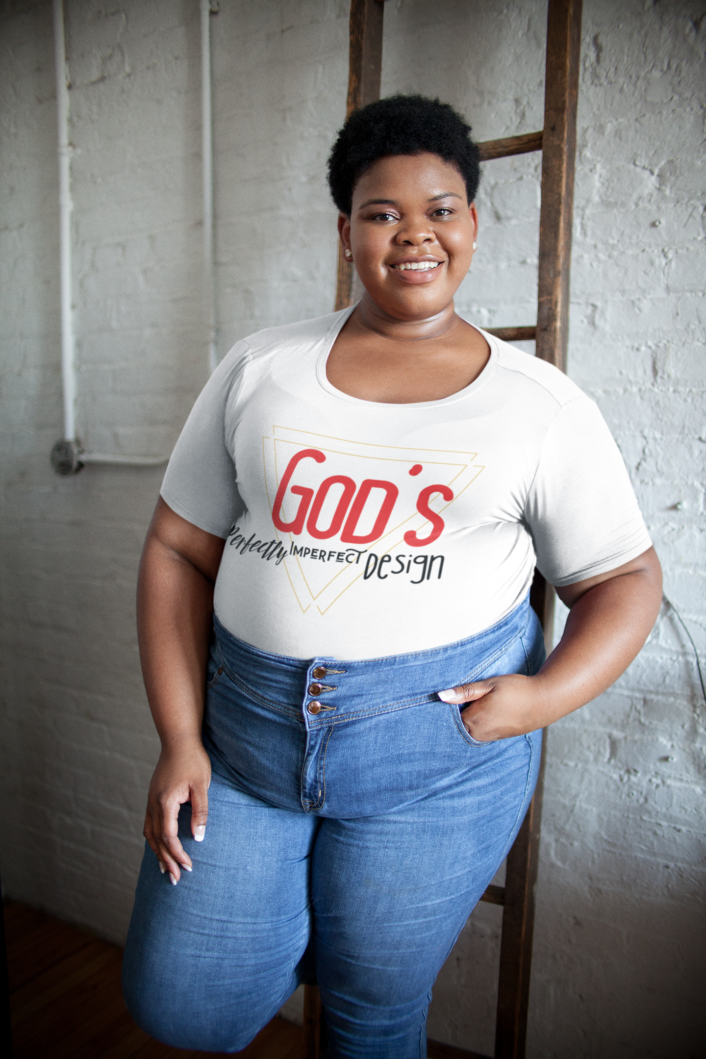 Unisex God's Perfectly Imperfect Design Tee