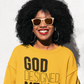 God Designed Me Black Unisex Sweatshirt